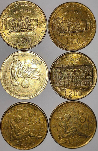 Monete 200 lire - 6,