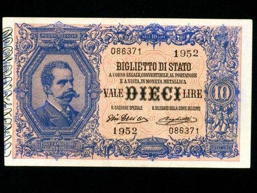 Italy 20f lire 1915 - italy:p-20f,10, *