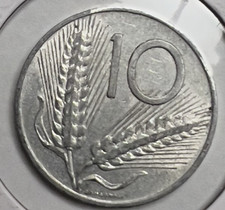 1955 Italia 10 Lire - KM#93 -
