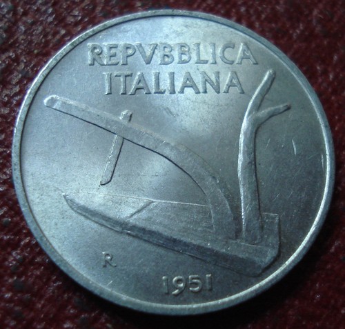 1951 italy lire - 1951-r, in