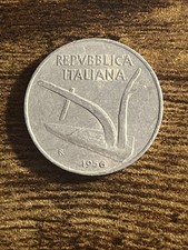 1956 Italia 10 dieci lire