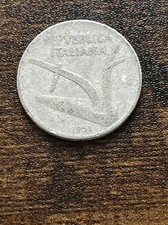 1951 Italy 10 Lire Aluminum