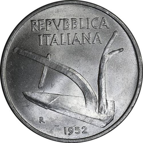 Italy 1952 ten lire - italy,