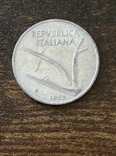 1953 Italia 10 Lire Alluminio